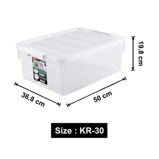 กล่องเก็บของอเนกประสงค์หูล็อค (ความจุ 30 ลิตร) Keyway รุ่น KR-30