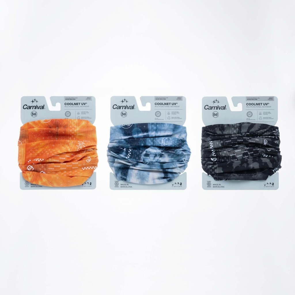 [ พร้อมส่ง ของแท้ %] ผ้าบัฟ CARNIVAL RUNNING x BUFF® NECK GAITER