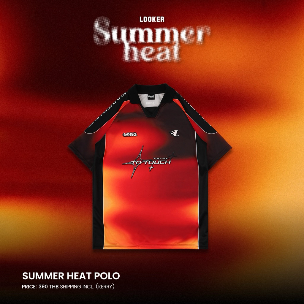 เสื้อโปโล LOOKER® — SUMMER HEAT POLO
