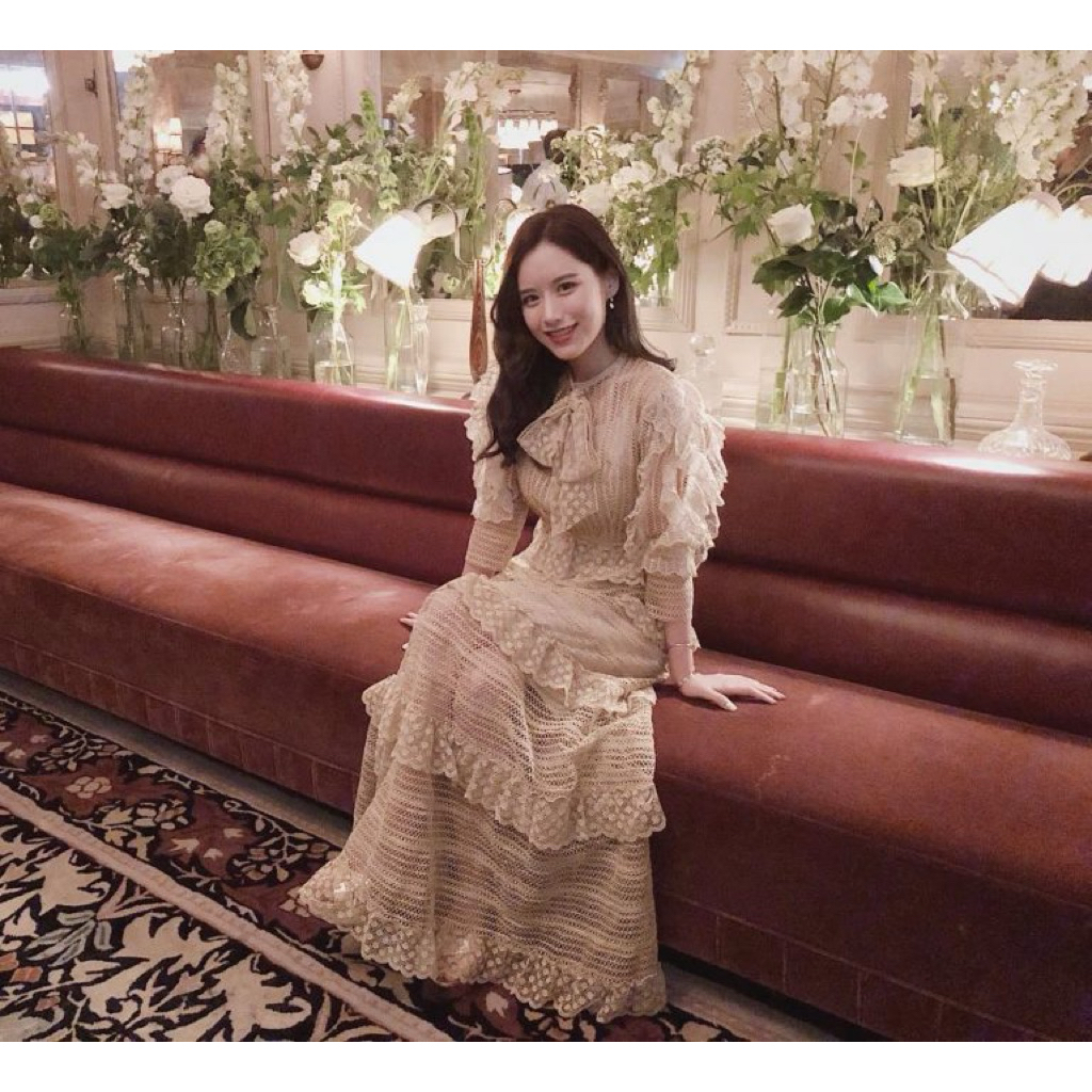 ชุดเดรสอลัง งานป้าย Widelia@Real ใส่ออกงานได้ค่ะ