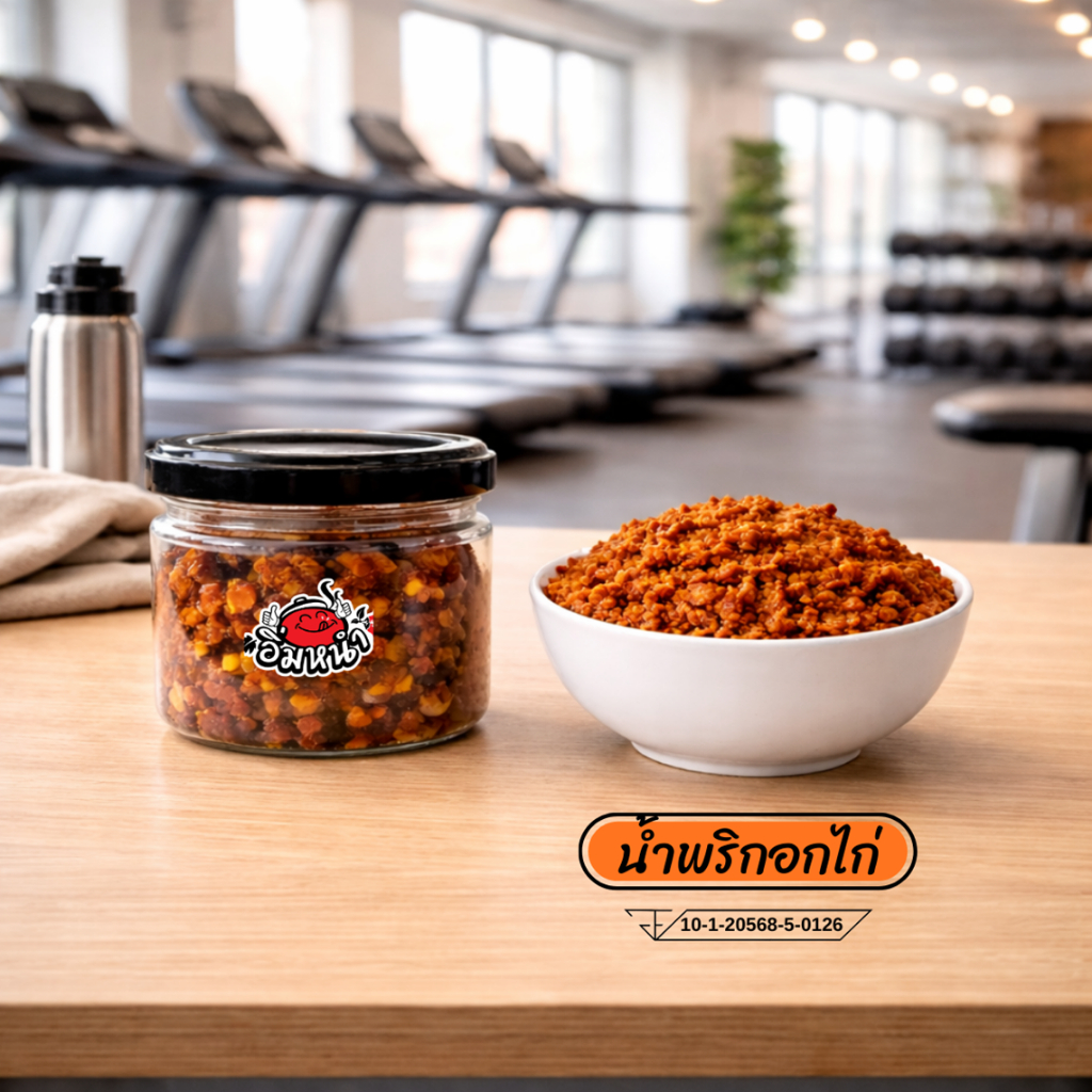 น้ำพริกอกไก่ล้วน ไร้หนัง ไม่ใส่วัตถุกันเสีย by อิ่มหนำ น้ำพริก