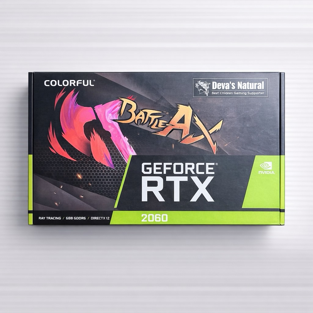 กล่องการ์ดจอ การ์ดจอ กล่อง การ์ดจอ COLORFUL  GEFORCE RTX 2060
