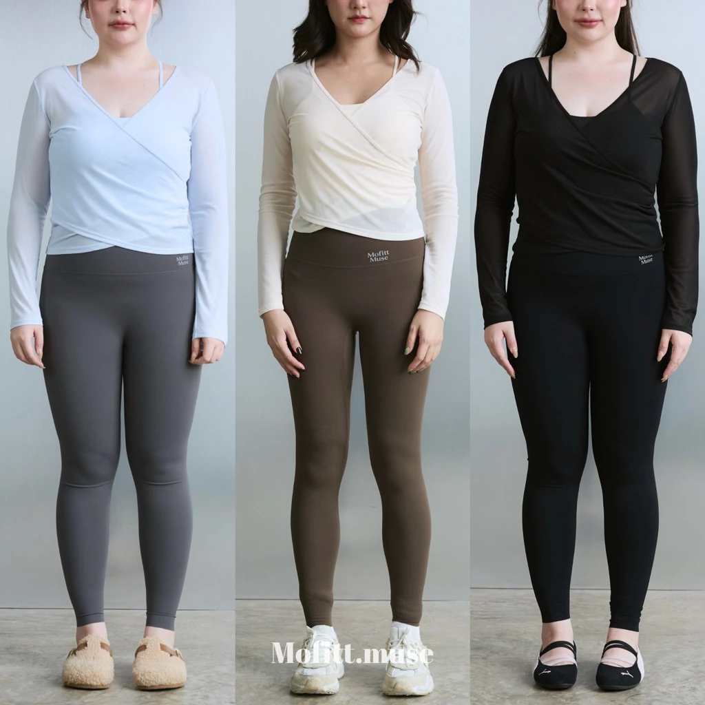 Mofitt.muse| ContourCore Leggings กางเกงออกกำลังกายขายาวเอวสูงพิเศษ S-2XL คนท้องใส่ได้ โยคะ พิลาทิส