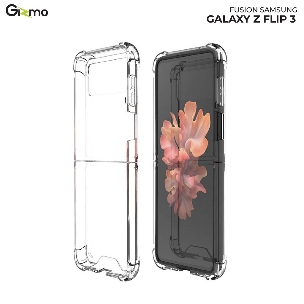 Gizmo เคส Galaxy Z Flip3 เคสใสกันกระแทก เคสซัมซุง ยกขอบกันกระแทก เคส flip3 รุ่น Fusion