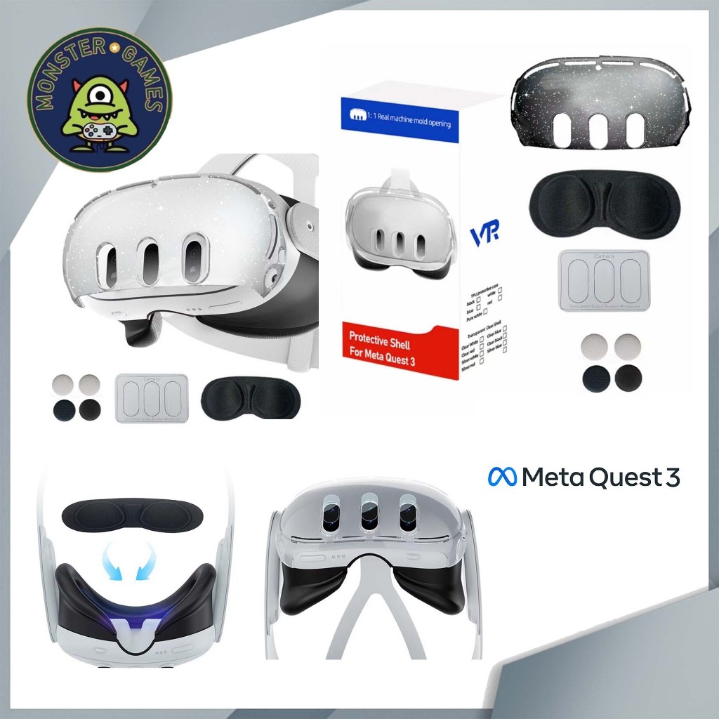 เคสใส Meta Quest 3 (Protective Cover for Meta Quest 3)(เคส Meta Quest 3)(Protective Shell Quest 3)