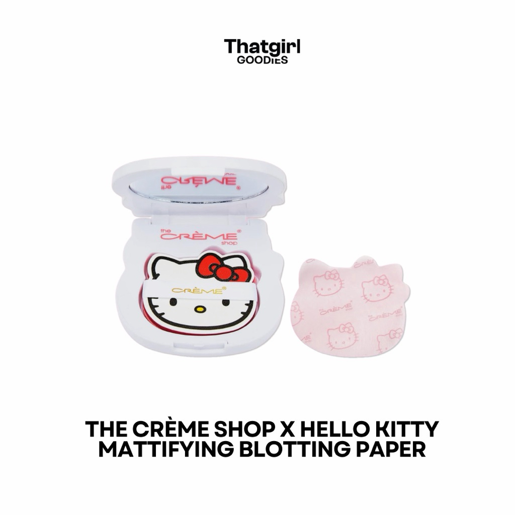 พร้อมส่ง | The Crème Shop Hello Kitty Mattifying Blotting Paper กระดาษซับมัน