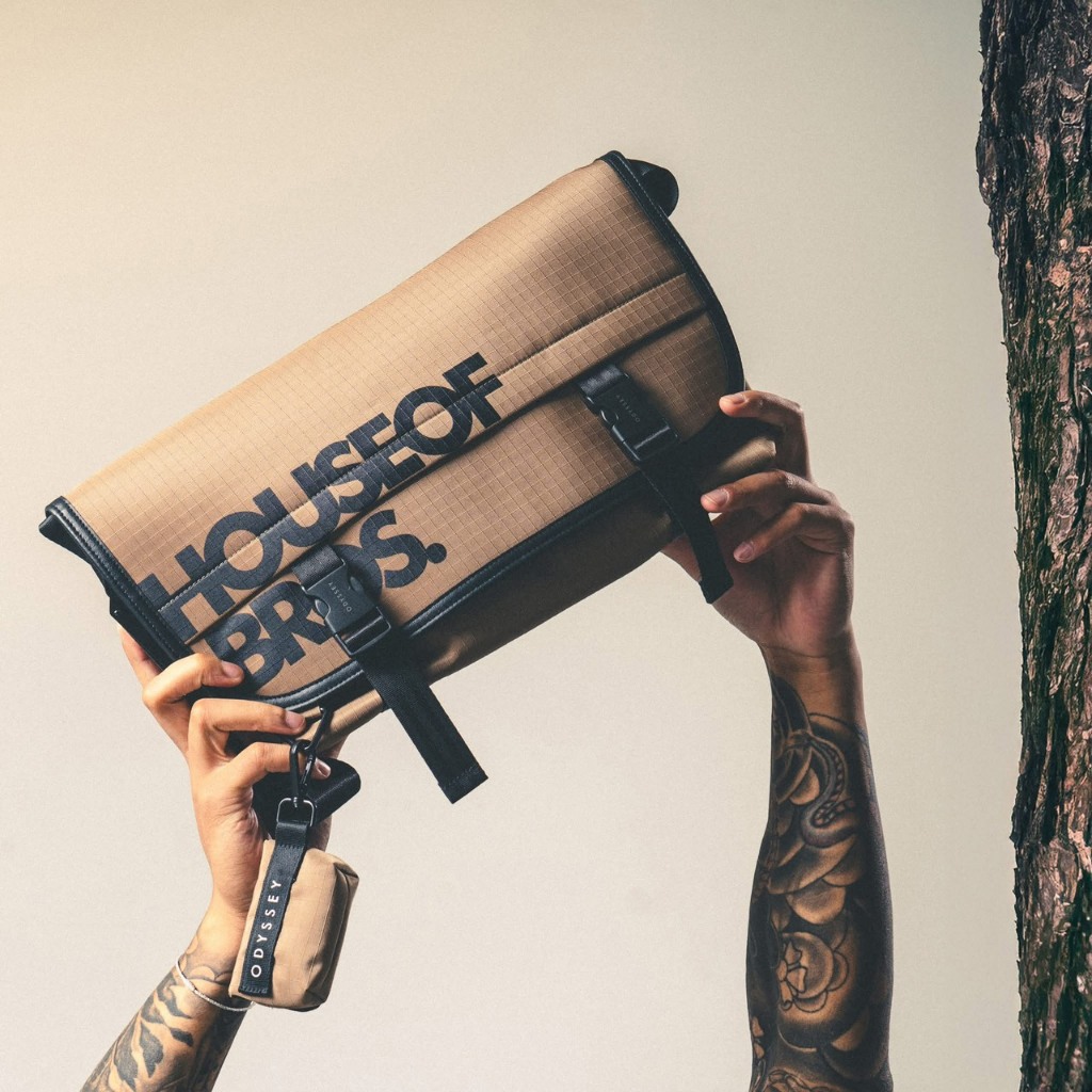 [แถมของจุกๆ] Hobs® กระเป๋าสะพายข้างฮอบส์ Odyssey Heavy-Duty Fabric Series Bike bags Earbuds Pouch รูปที่ 2