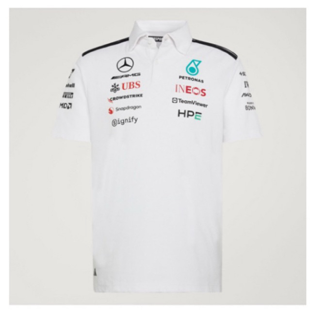 พร้อมส่ง ‼️‼️Adidas Mercedes Benz AMG Polo F1 2026 ผ้าแบบใหม่ ของแท้ออกช็อปไต้หวัน🇹🇼