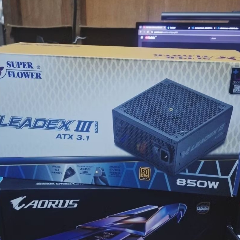 มือสอง SUPER FLOWER LEADEX III GOLD 850W (SF-850F14GE[GL] ATX3.1) ประกัน Ascenti เหลือยาวๆ 12/2034