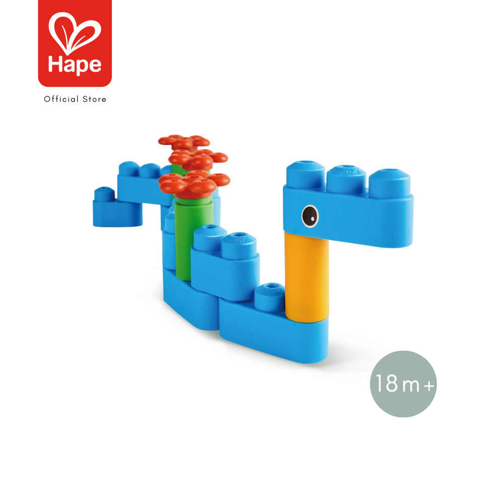 Hape - Adventure Playground Kit ตัวต่อโพลีเอ็มชุดสวนสนุก 110 ชิ้น 18M+ รูปที่ 7