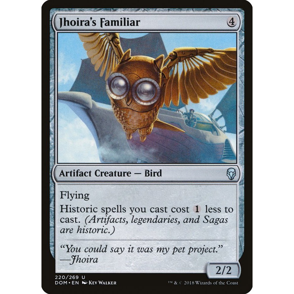 [Dominaria] - [DOM] - (U) - [Jhoira's Familiar] - [2018]