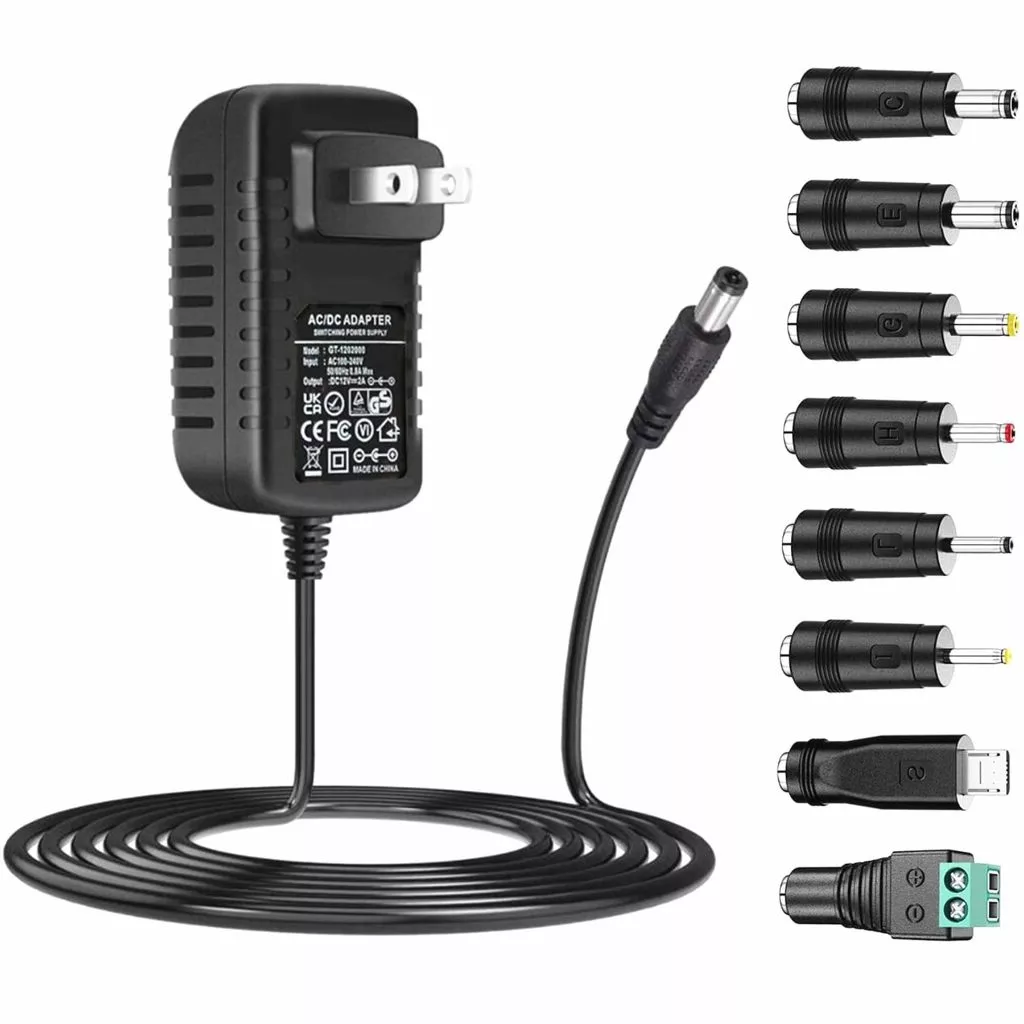 อะแดปเตอร์แปลงพาวเวอร์ซัพพลาย 12V 2A AC DC 12Volt AC 100V-240V เป็น DC 12Volt 2A 1.5A 1A charger