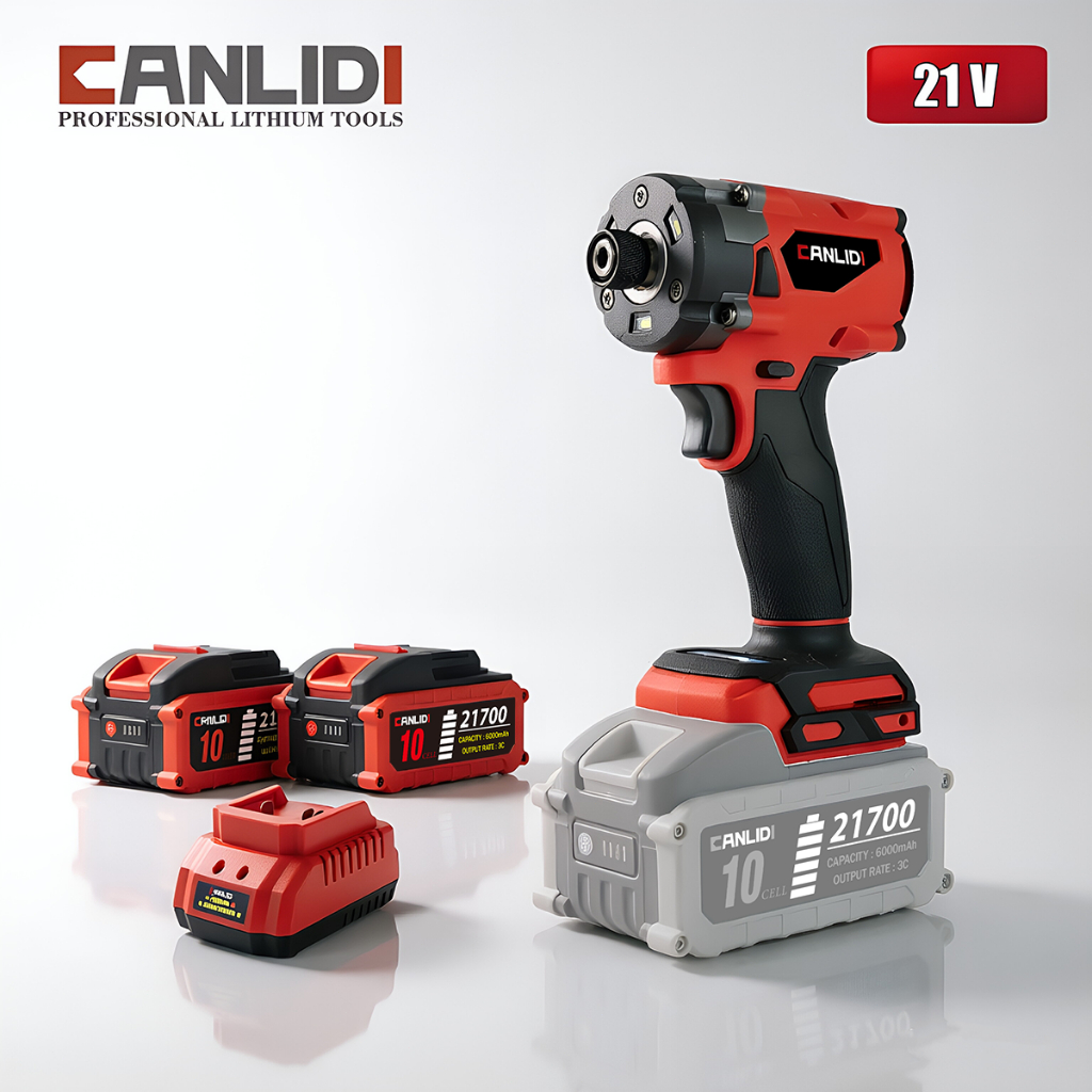 🔥มีสต็อก🔥CANLIDI 21V CID-400-S 400N.m Brushless สว่านไฟฟ้า มินิไขควงไร้สายสว่านแบตเตอรี่ลิเธียมไอออนสำหรับ