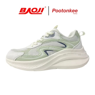 Baoji รุ่น BJW 1184 รองเท้าผ้าใบบาโอจิ รองเท้าผ้าใบผู้หญิง ผูกเชือก ไซส์ 37-41 ของแท้ สินค้าพร้อมส่ง
