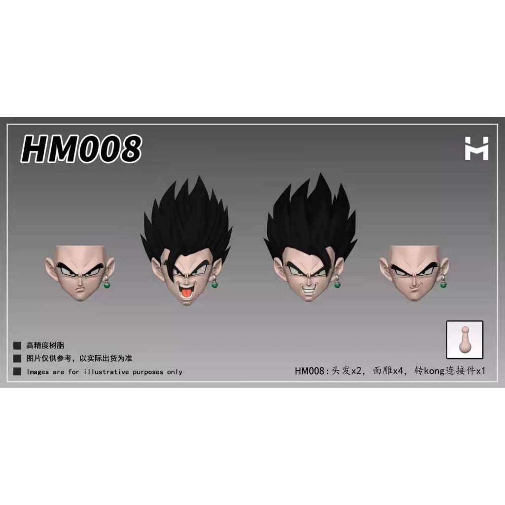 HM Custom 1/12 : Head  - HM008
