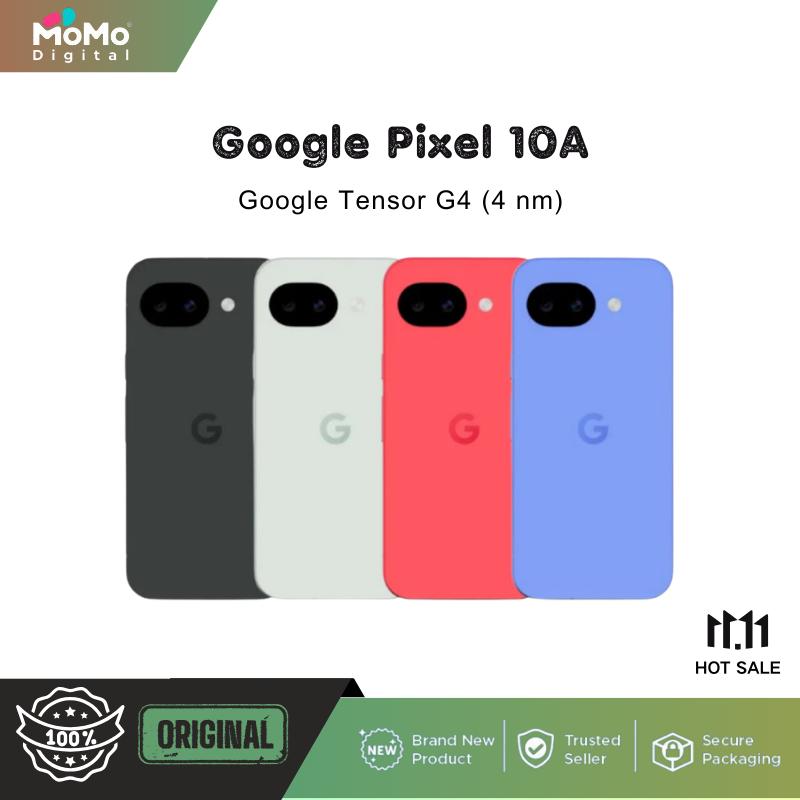 Google Pixel 10a Google Tensor G4 (4 nm) 6.3 inches 120Hz 1080 x 2424 pixels 5100 mAh 30W
