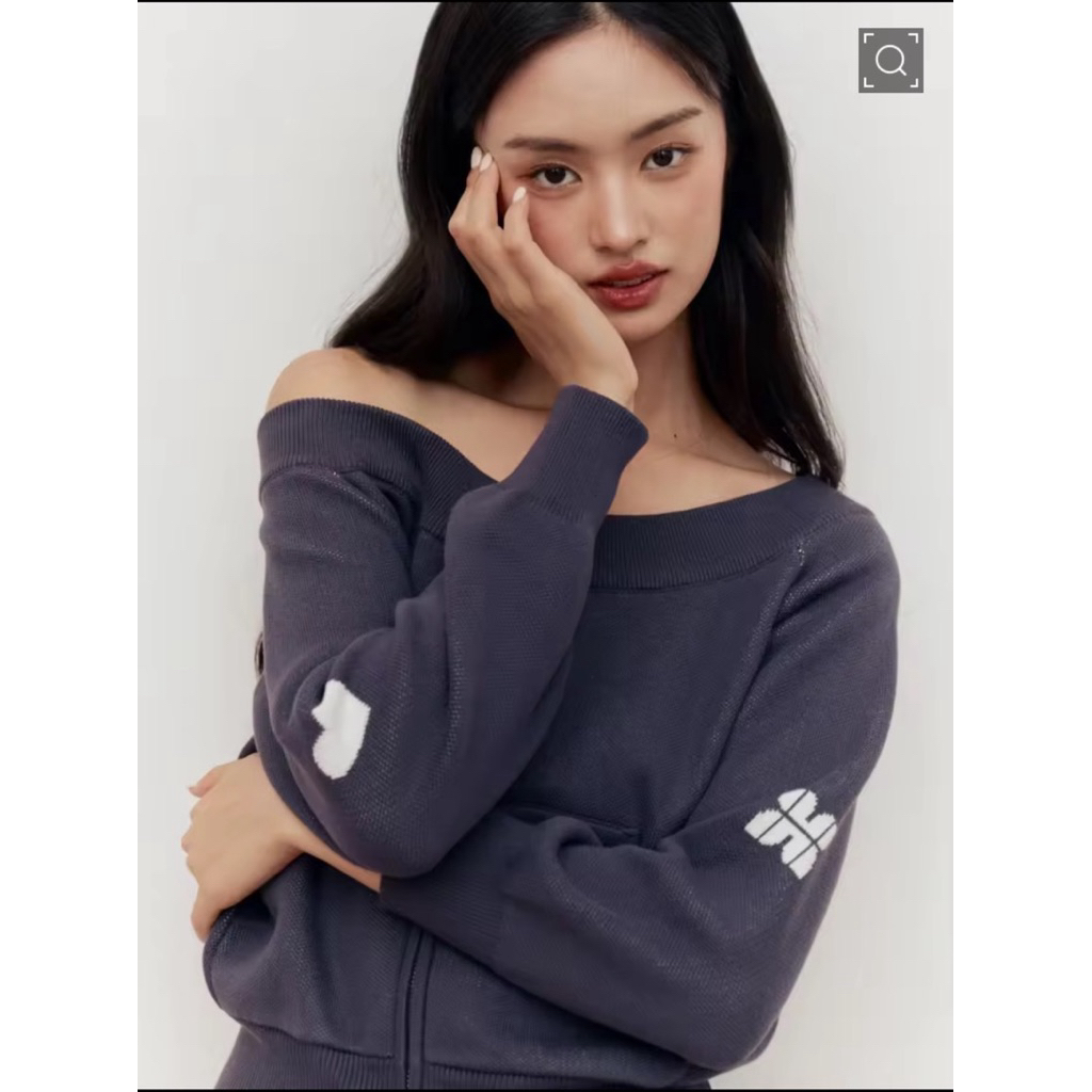 Hearteyes shoulder cardigan size xs/s ของใหม่ sale 1,390