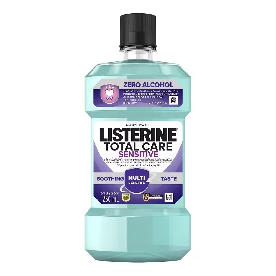 หมดอายุปี 28🤍Listerine น้ำยาบ้วนปาก โทเทิล แคร์ เซนซิทีฟ ซีโร่ แอลกอฮอล์ 250 มล