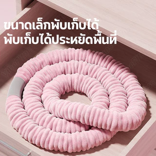 ฮูลาฮูปสปริงนุ่ม 2.5 กก. ผ้ากำมะหยี่ นุ่มไม่เจ็บเอว ลดพุง เอวสวย เล่นง่าย สำหรับมือใหม่