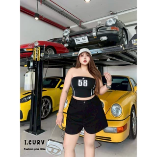 /LC/ กางเกงยีนส์ขาสั้น มีไซส์เอว34-48 ป้าย I.Curv เอวสูง ทรงหลวม สีสวยมาก แนะนำเก็บเลยทุกสี #พลัสไซส์