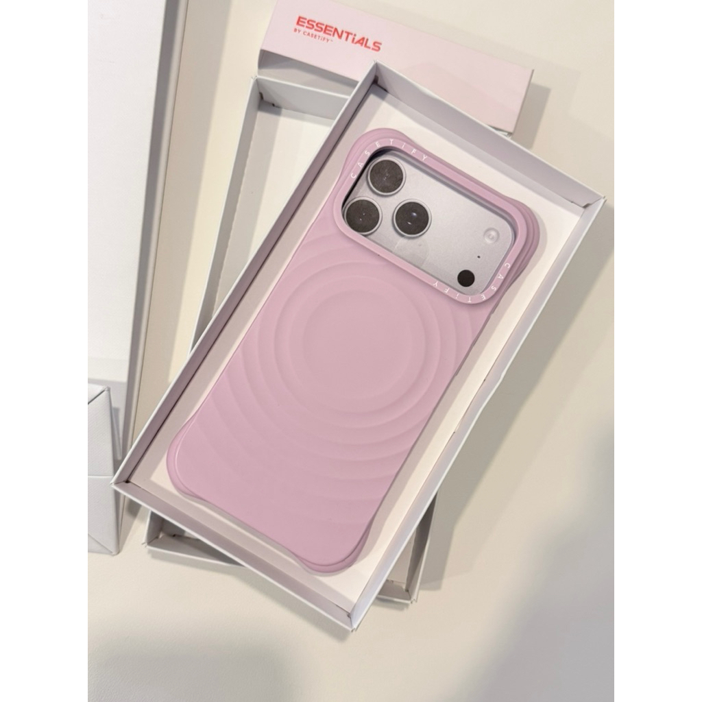 (ส่งต่อ) Casetify Ripple Case Pink 17 Promax