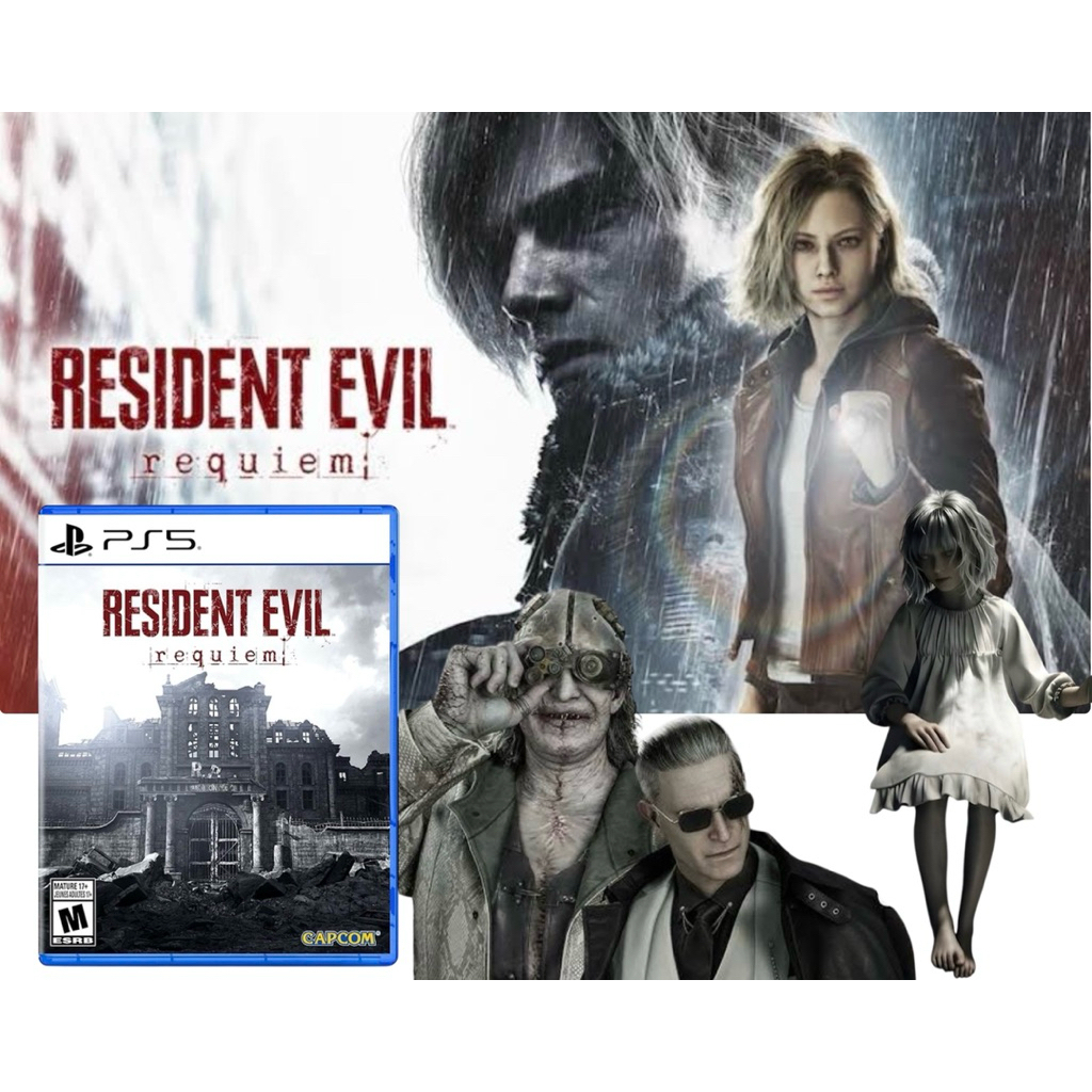 (มาแว้ว) PS5 Games Re9 (Resident Evil 9: Requiem)Zone3)Asia)ภาษาอังกฤษ)