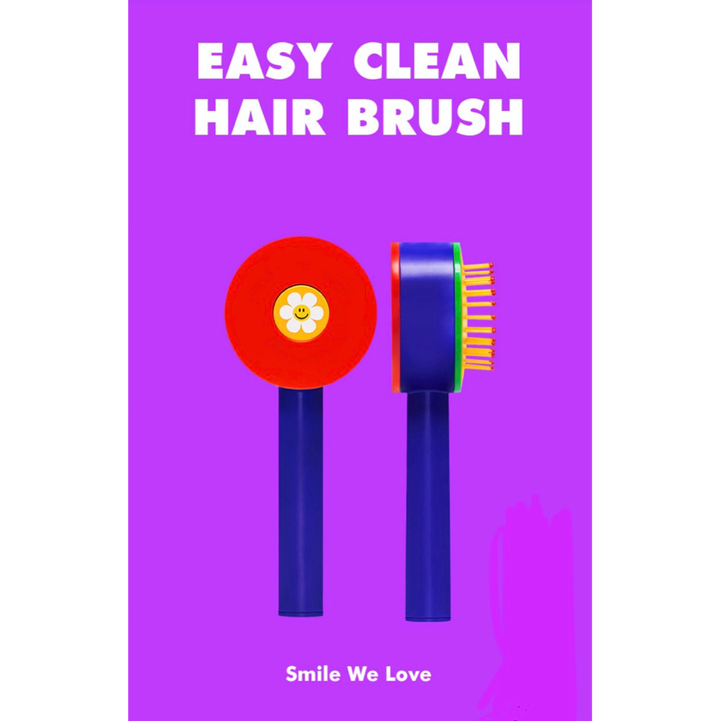 🌼🌼Wiggle Wiggle🌼🌼Easy Clean Hair Brush หวีแปรงน่ารักๆ
