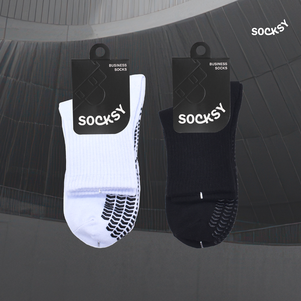 Socksy ถุงเท้ามีปุ่มกันลื่น เล่นโยคะ/พิลาทิสได้ (แพ็ค 1คู่) รุ่น GA /GV/GZ