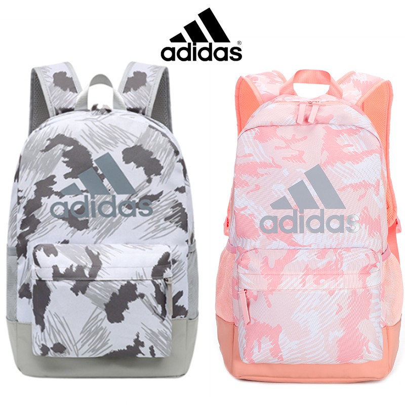 【Limited-time offer】Adi_das สีชมพูน่ารักแฟชั่นคู่กระเป๋าเป้สะพายหลังกันน้ำลดกระเป๋าเป้สะพายหลัง