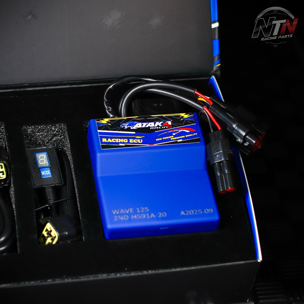 กล่องไฟ ATAKA Racing ECU Wave125i S4 อุปกรณ์ครบพร้อมโปรแกรม