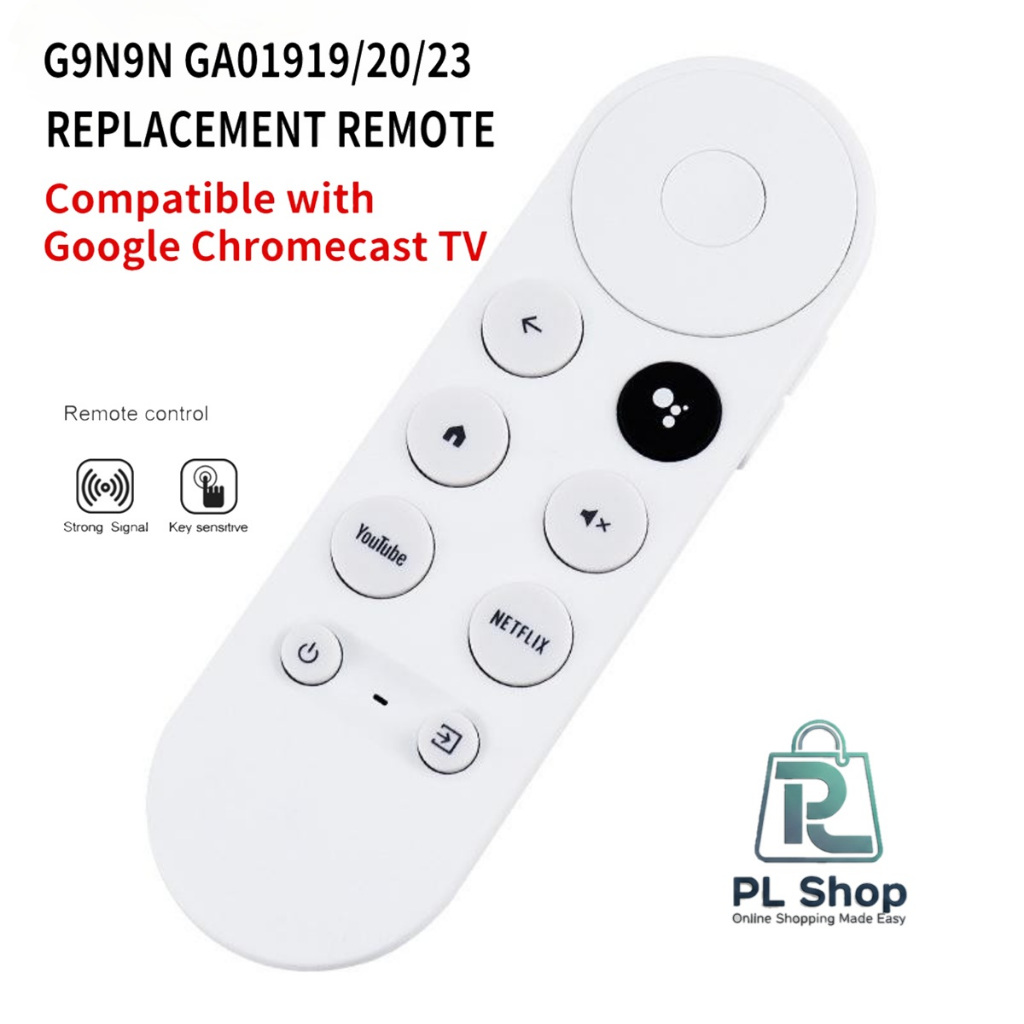 🛵สั่งเลย ส่งทุกวัน🛵 Remote Control G9N9N สำหรับ Chromecast TV รีโมทคอนโทรลบลูทูธ มีปุ่ม Google TV Vo