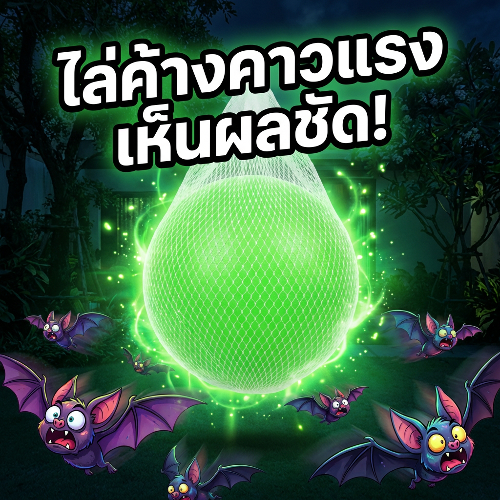 ขับไล่ค้างคาวได้ถึง 99.9% ไล่ค้างคาว ค้างคาว ยาค้างคาว ปลอดภัยต่อมนุษย์ ใช้ได้ทั้งภายในและภายนอก