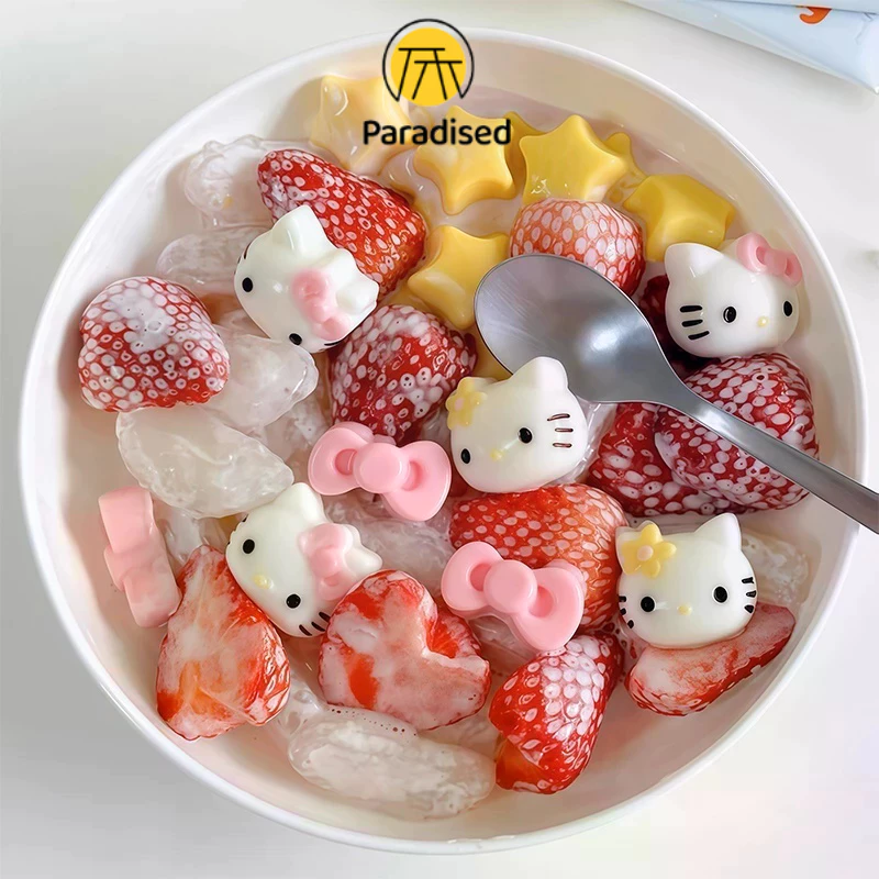 💕Hello Kitty Ice Mould พร้อมฝาปิดและถังเก็บน้ํา ชุดซิลิโคน แม่พิมพ์ก้อนน้ําแข็งวัสดุซิลิโคนparadised.th thumbnail 6
