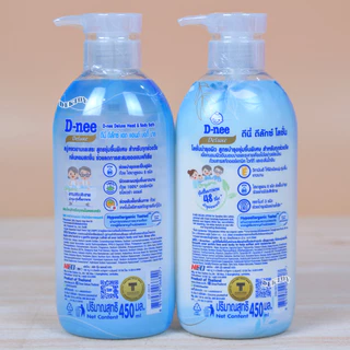 D-nee Organic ดีนี่ ดีลักซ์ โลชั่น และ เจลอาบน้ำ บำรุงผิวชุ่มชื้น 48 ชม. สำหรับทุกช่วงวัย 380และ450 มล.