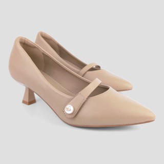 TREND รองเท้าคัทชูหนัง PU / รองเท้าส้นสูง ส้น 5.5 ซม. รุ่น M…