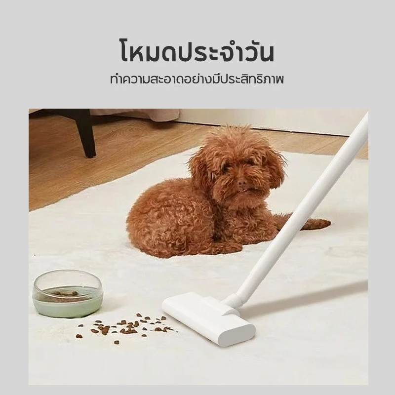 เครื่องดูดฝุ่นไร้สาย 5 ใน 1 แรงดูดสูง 18000Pa มัลติฟังกืชั่น เครื่องดูดฝุ่นมือถือ เครื่องดูดขนสัตว์ thumbnail 4