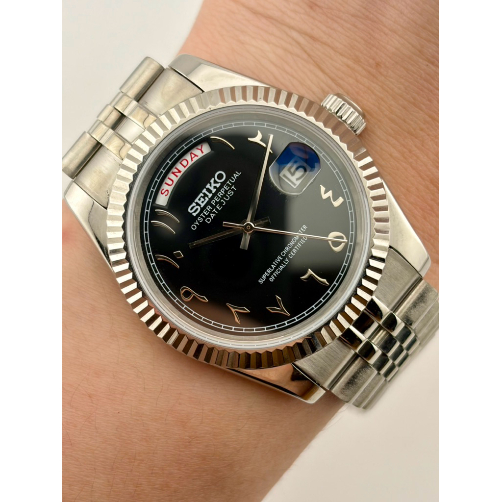 Seiko Modify Day Date 8285 Automatic