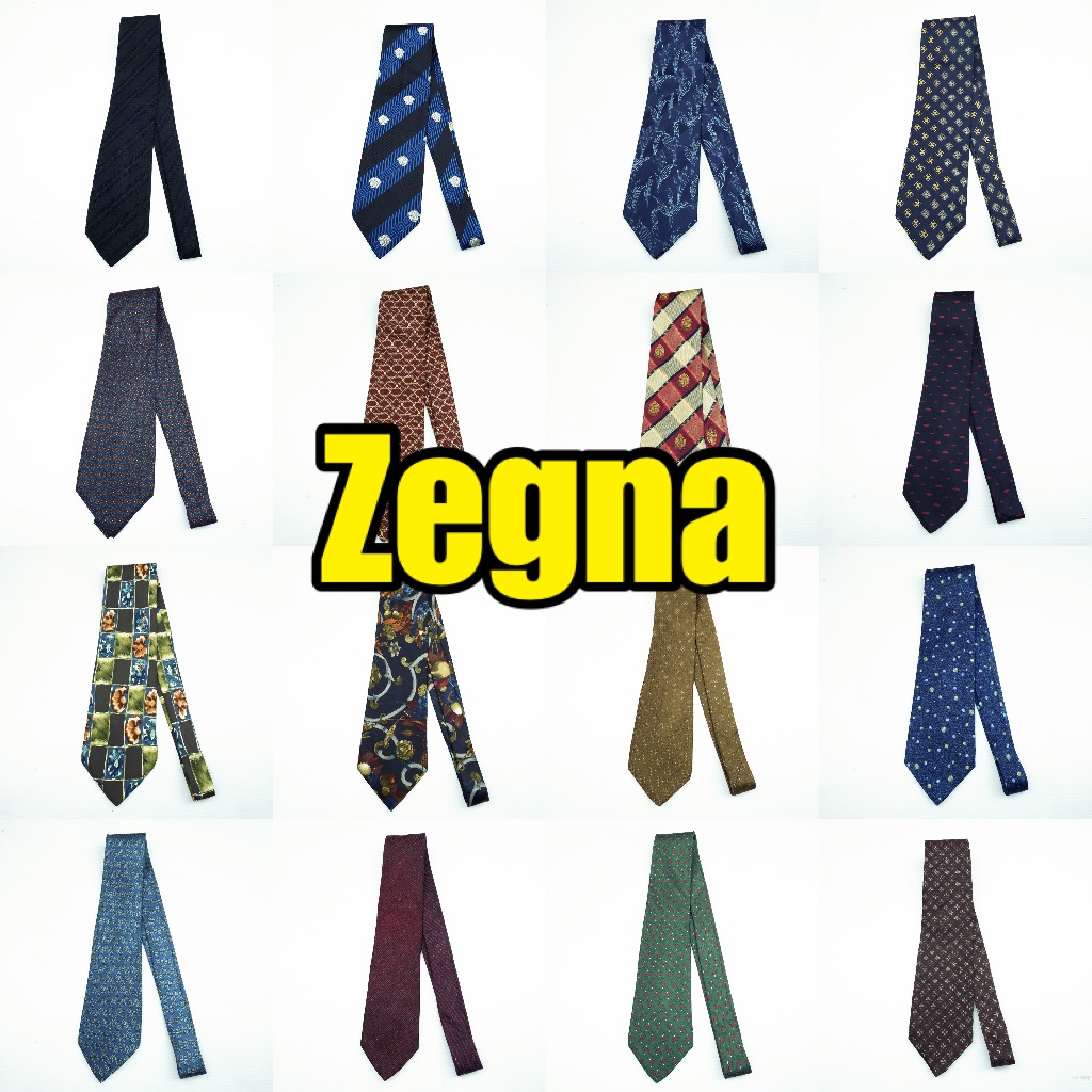 เนคไท Ermenegildo Zegna Necktie Ermenegildo Zegna – เนคไทแบรนด์เนม Luxury Necktie เนคไทมือสอง