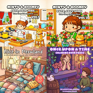 สมุดภาพระบายสี  (สันห่วง) / Coloring warehouse พร้อมส่งในไทย…