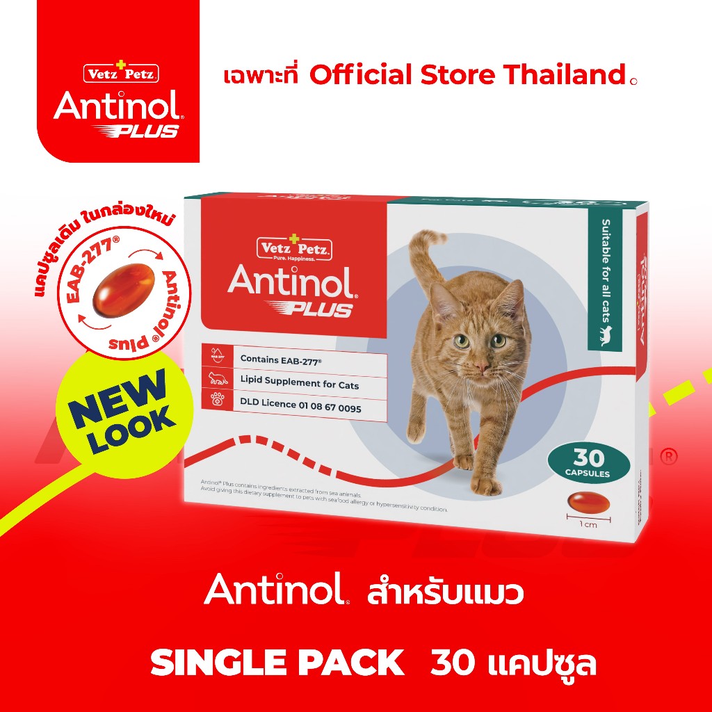 [Official Store] แอนทินอล Antinol® EAB 277™for cat 30 แคปซูล
