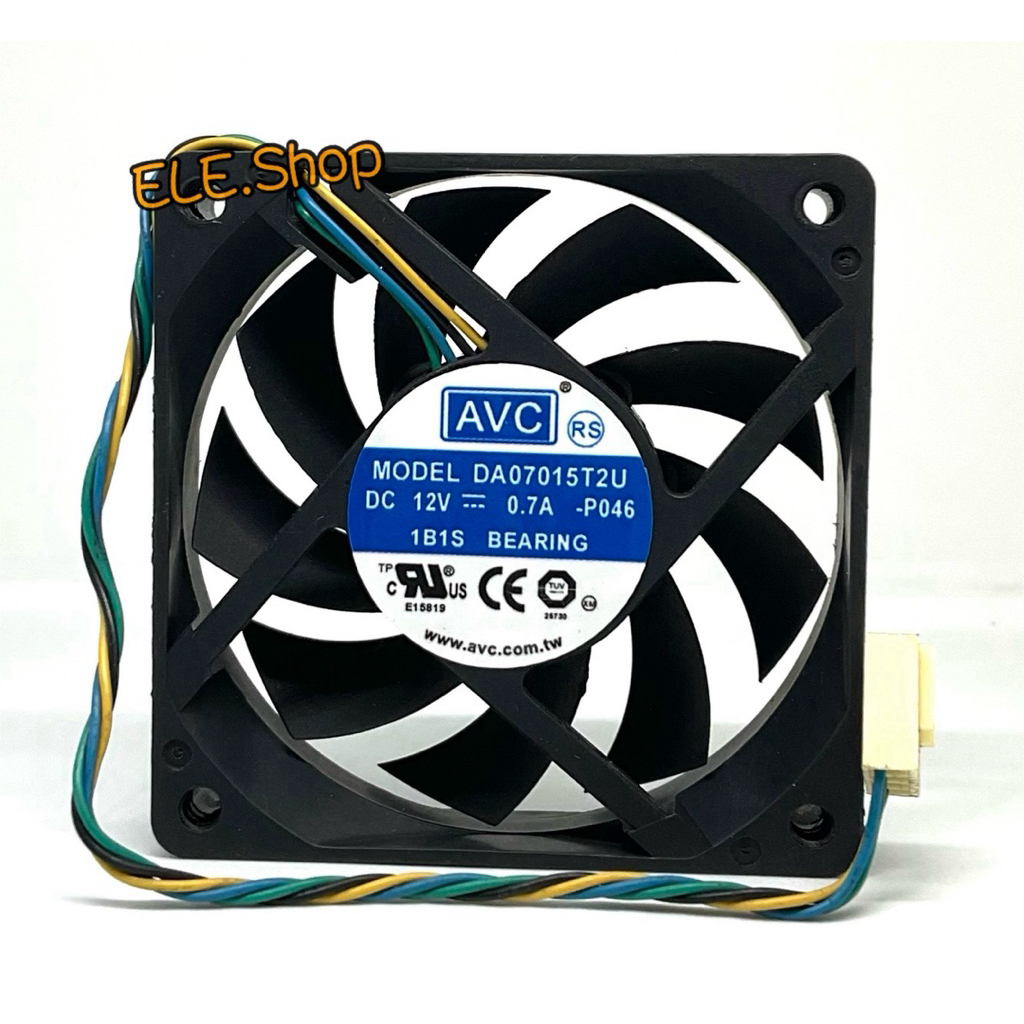 พัดลม MODEL DA07015T2U 12VDC 0.7A ขนาด70x70x15 พร้อมส่ง