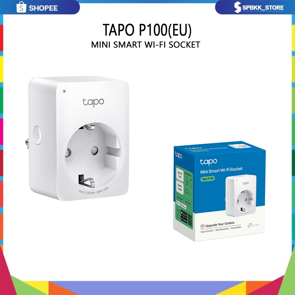 💡ปลั๊กอัจฉริยะ Smart Plugs TP-Link Tapo P100EU Mini Smart Wi-Fi Socket รับประกัน 1 ปี💡*พร้อมส่ง*