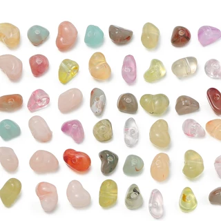 10-20g ลูกปัดหินแตกอะคริลิค 4-9mm หินไม่สมมาตร หลากสี สำหรับทำสายคล้องมือถือ สร้อยข้อมือ DIY อุปกรณ์ทำเครื่องประดับ