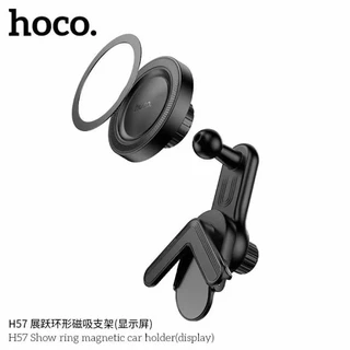 ที่ยึดติดรถยนต์แบบแม่เหล็ก Hoco H57 /H56 ที่จับมือถือ Magnetic Ring Car Holder สำหรับติดหน้าจอรถยนต์ สินค้าของแท้100%