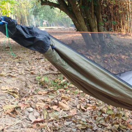 เขางูเอ้าท์ดอร์ เปลเดินป่า Ultralight Silver เปลมินิมอล น้ำหนักเบา ~600 กรัม เดินไกลแค่ไหน ก็ไม่ถ่วง