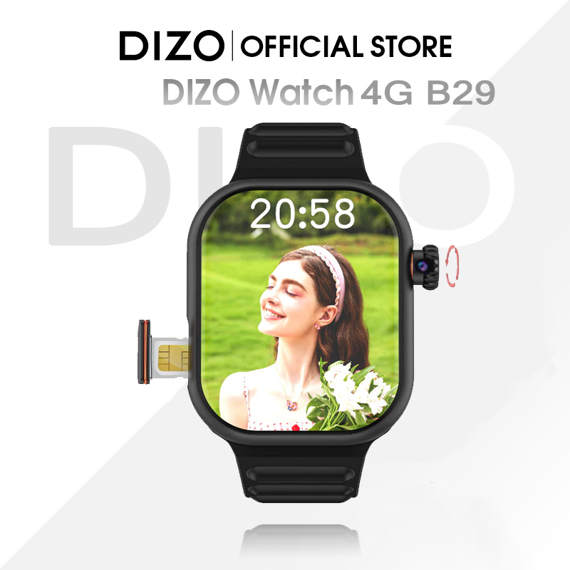 4G LTE สมาร์ทวอทช์พร้อมช่องใส่ซิมการ์ดและ WiFi B29 Android Smartwatch Playstore กล้อง GPS 49 มม.กีฬา
