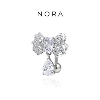 Jewelry แหวนสะดือ ปุ่มท้องแหวน สเตนเลส โบว์ ใกล้ชิด เจาะสะดือ เครื่องประดับหน้าท้อง NR260717