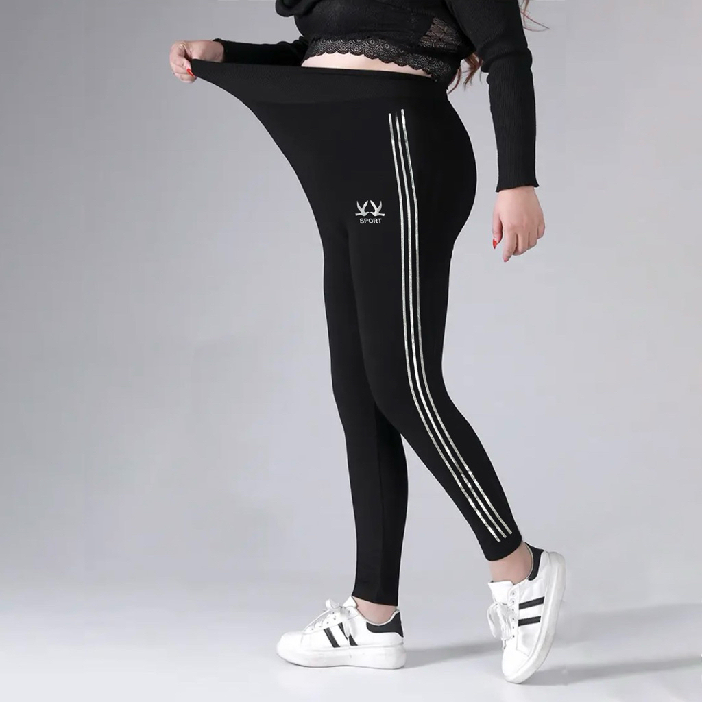 สินค้าพร้อมส่ง กางเกงเลกกิ้งขายาวไซส์ใหญ่กางเกงออกกำลังกายใส่โยคะใส่วิ่งใส่เที่ยว เนื้อผ้ายืดได้เยอะผ้าหนานุ่มใส่สบาย