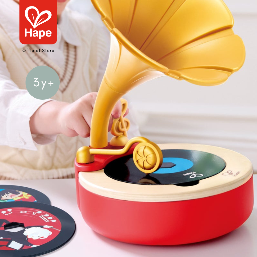Tune Time Phonograph 蓄音機風レコードプレーヤー 3Y+ 画像4