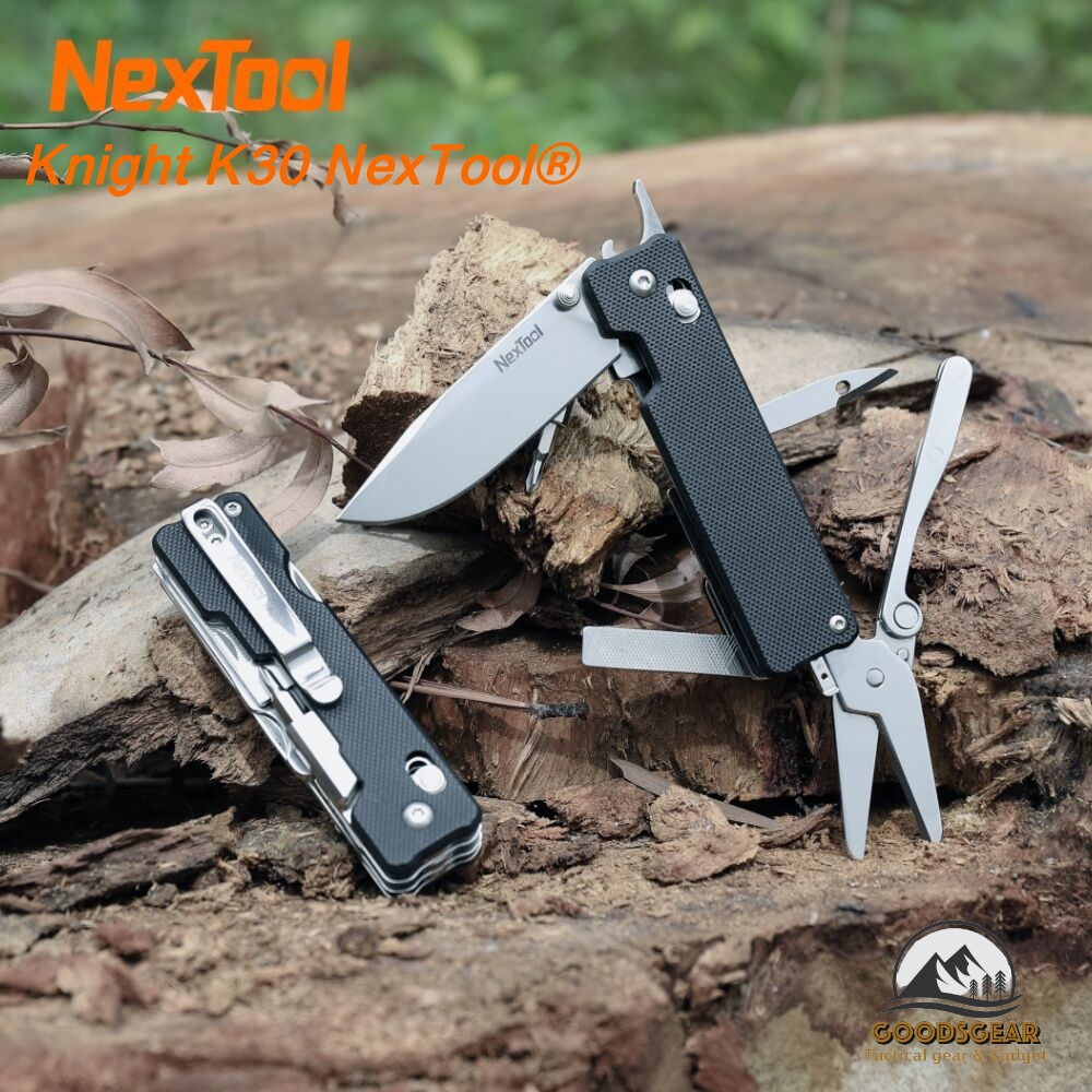 NexTool Knight K30 มีดและเครื่องมืออเนกประสงค์ 11in1ในตัวเดียวกัน และมาพร้อมชุดหัวไขควง